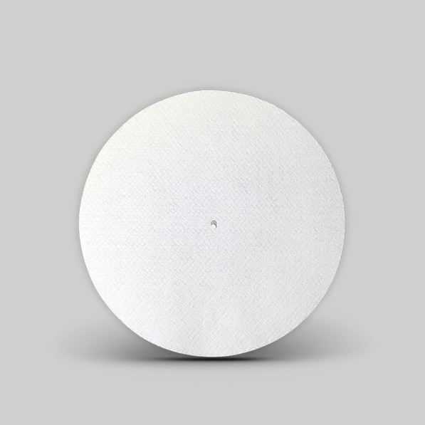 White slipmats blank  |felt